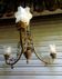 Antique, rare and important gas chandelier from the Napoléon III period and style, weighing 4.8 kg.