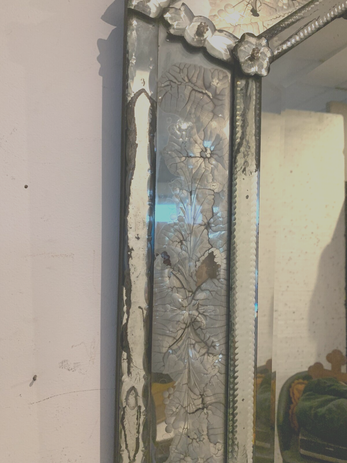 Miroir Vénitien a pare close XX siècle