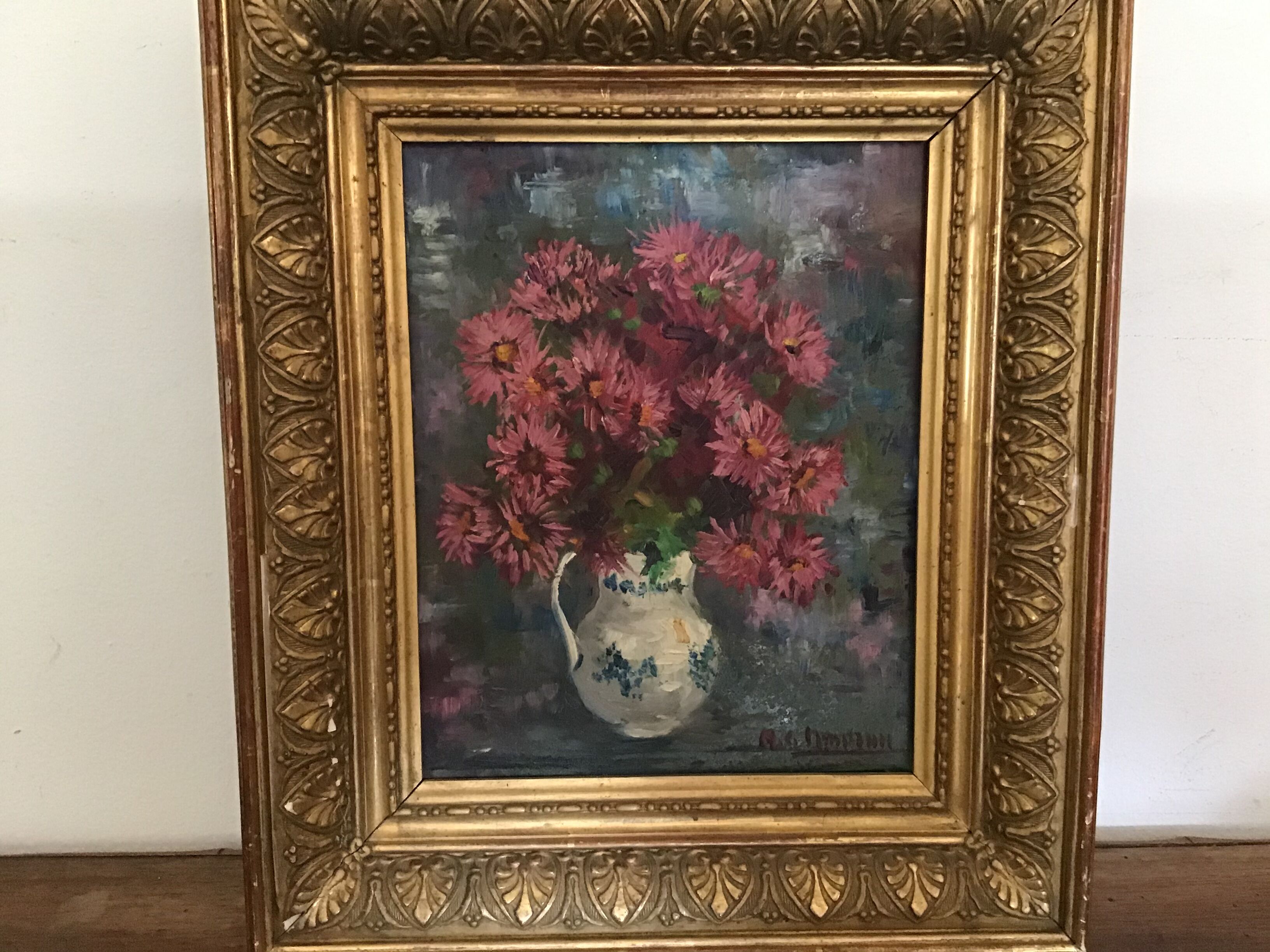 Signed oil painting