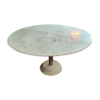 Carrara marble dining table