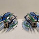 Two Veca wall lights, Italy, 1970s.
