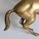 Vintage golden brass horse
