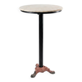 Mange debout de bistrot dessus marbre pied fonte