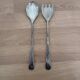 Salad service A E.P zinc Italy silver-plated metal 24 cm c24