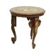 Anglo-Indian Taj Mahal Side Table Plant Table Teak 41cm