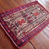 Handmade Persian Hamadan Rug 124x75cm
