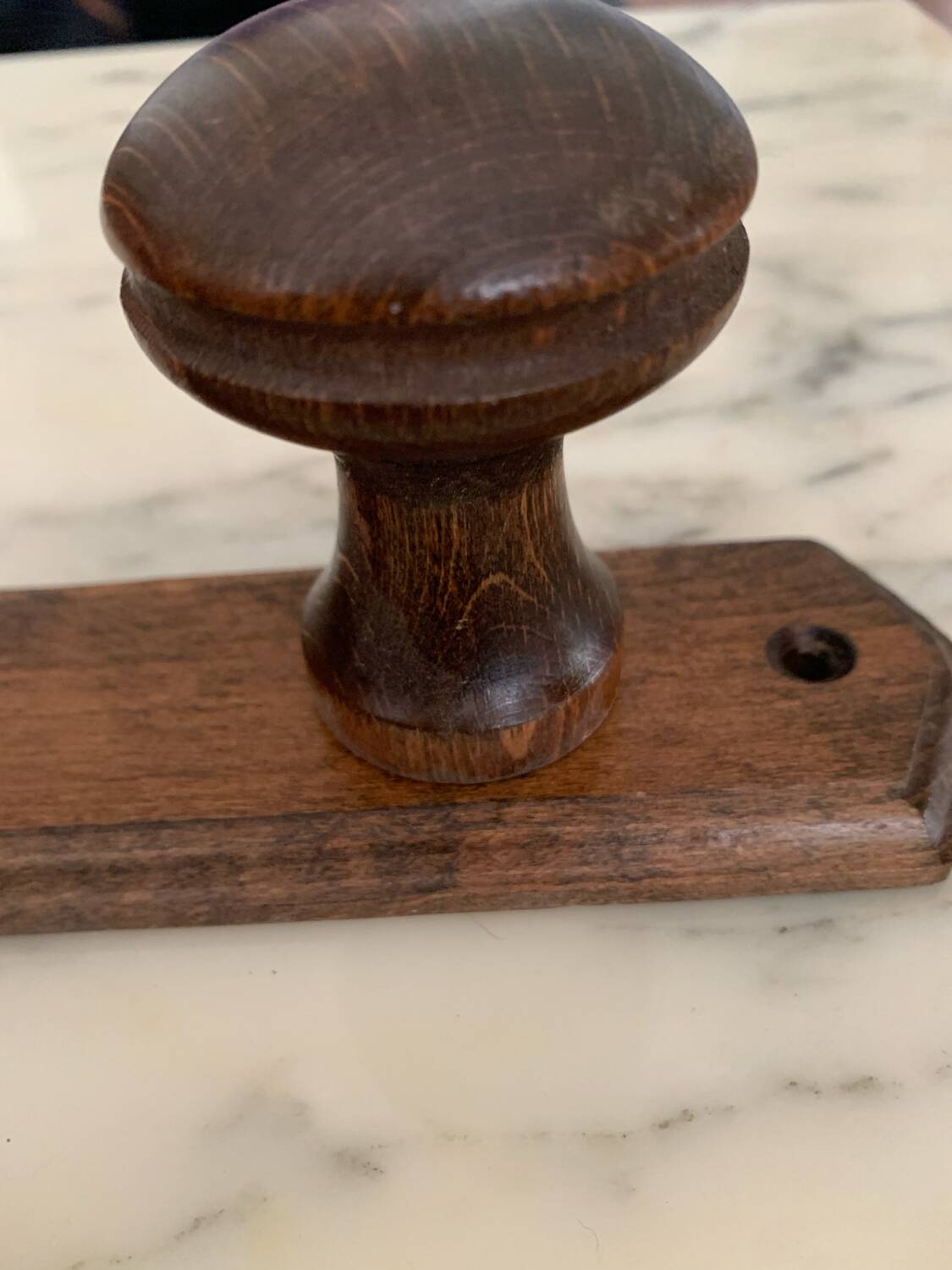 Portemanteau en bois 3 patères