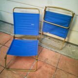 Paire de chaises pliantes de plage lafuma