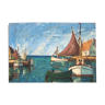 Painting on Canvas „Boats”