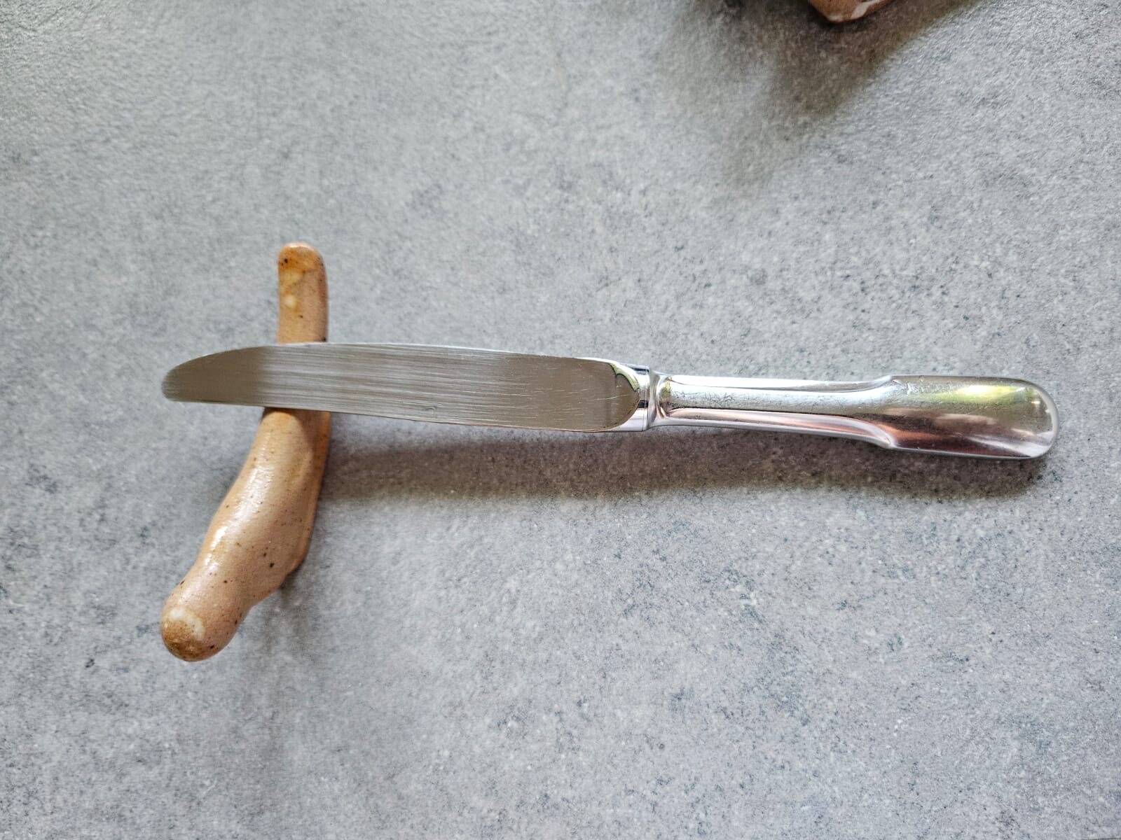 Set of 7 stoneware knife rests - birds