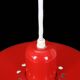 Red “Go-Go” pendant lamp by Dan Heersø for Vitrika / 1970s / Danish modern design