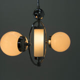 Bauhaus or functionalist chandelier, 1930s