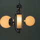 Bauhaus or functionalist chandelier, 1930s