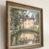 Old painting, oil on canvas.