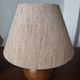 Pair of solid wood ball lamps 1980