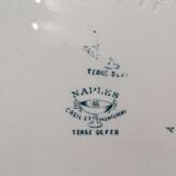 Series of 4 flat plates Terre de fer Creil et Montereau