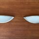 Postmodern German wall lamps from the space age by Glashütte Limburg, set of 2