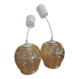 Lot 2 pressed molded glass suspensions