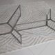2 oval glass and chrome coffee tables, nesting, stackable, "gal" shape.