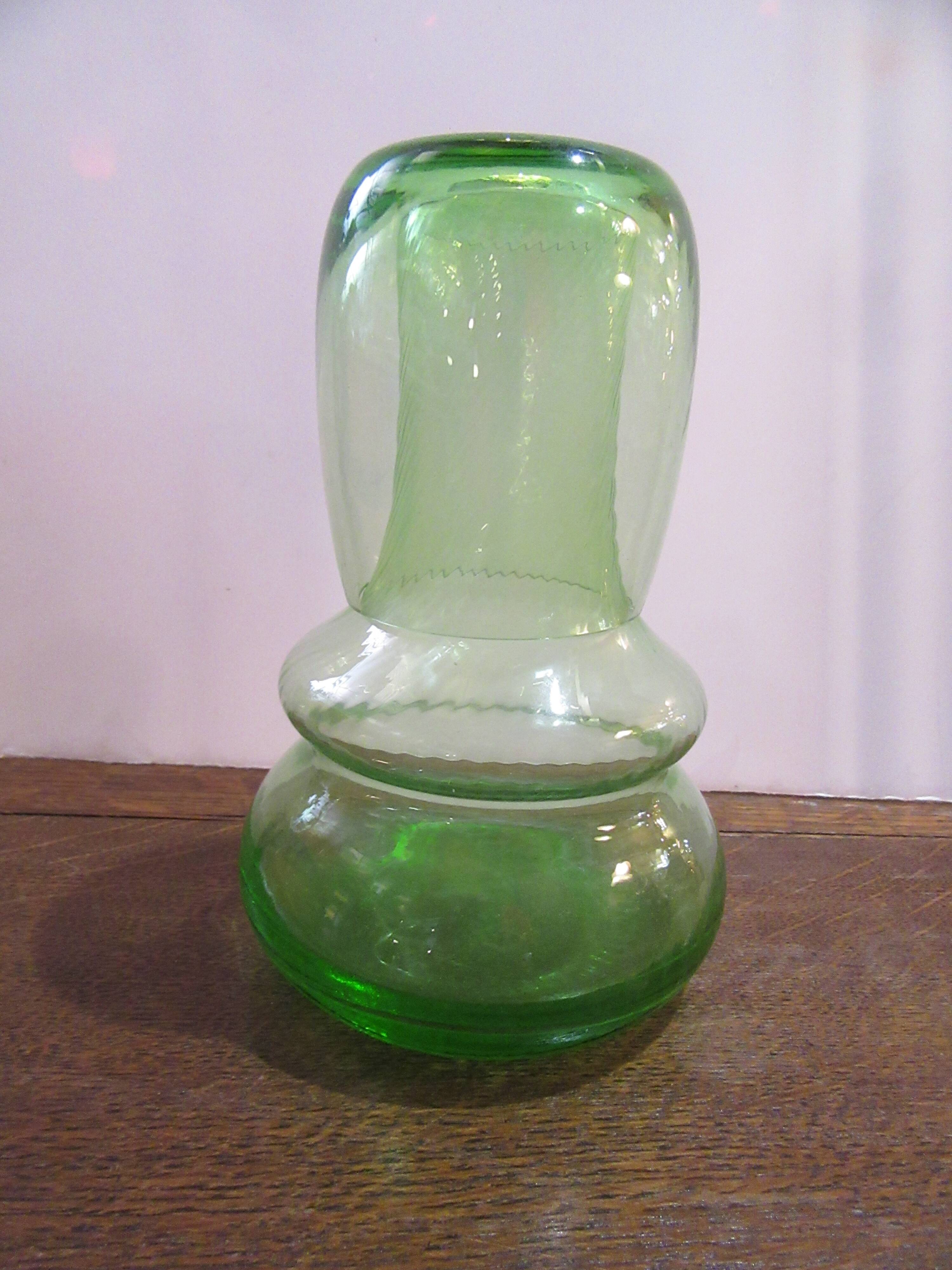 service " verre d'eau " vert Gobelet Carafe de nuit