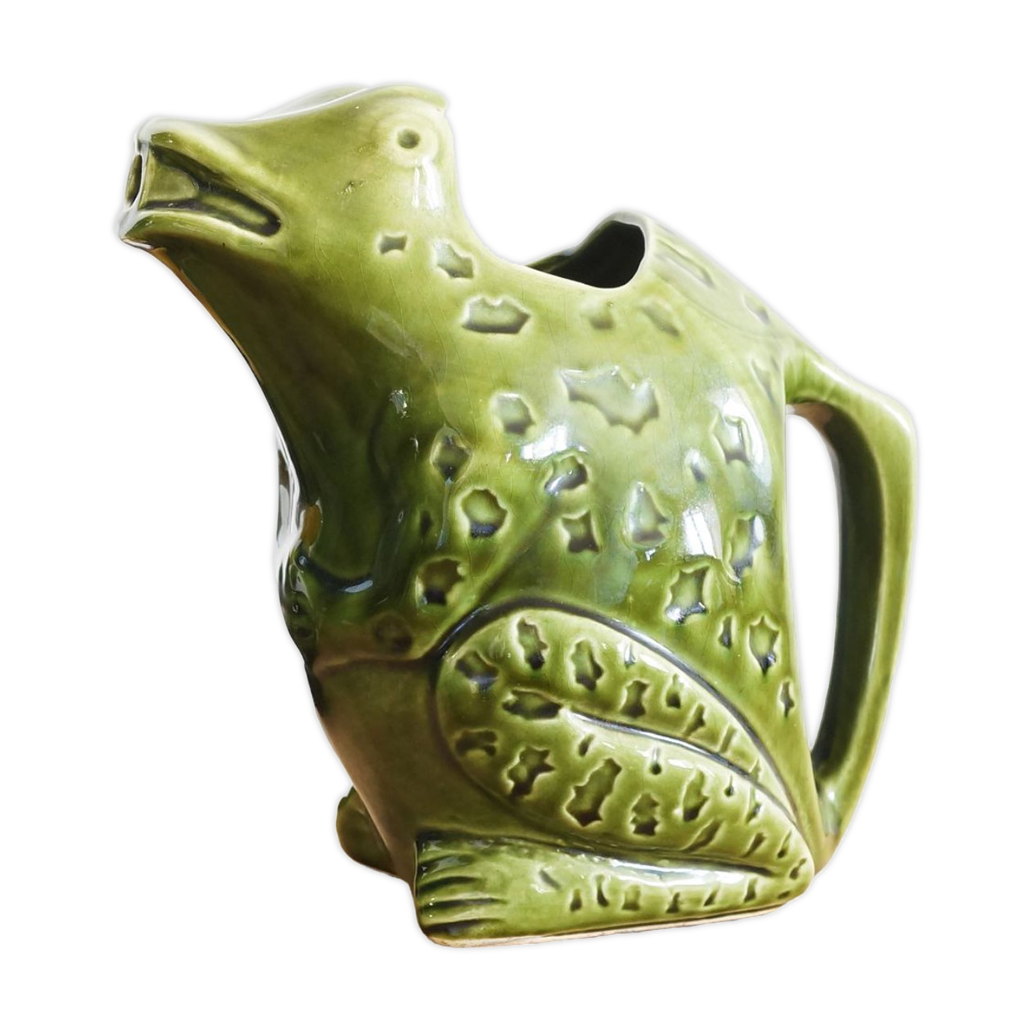 Advertising frog pitcher L'héritier-Guyot