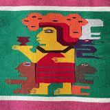 Vintage mexican decorative tapestry