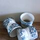 Diabolo egg cup Terre de Fer blue flowers