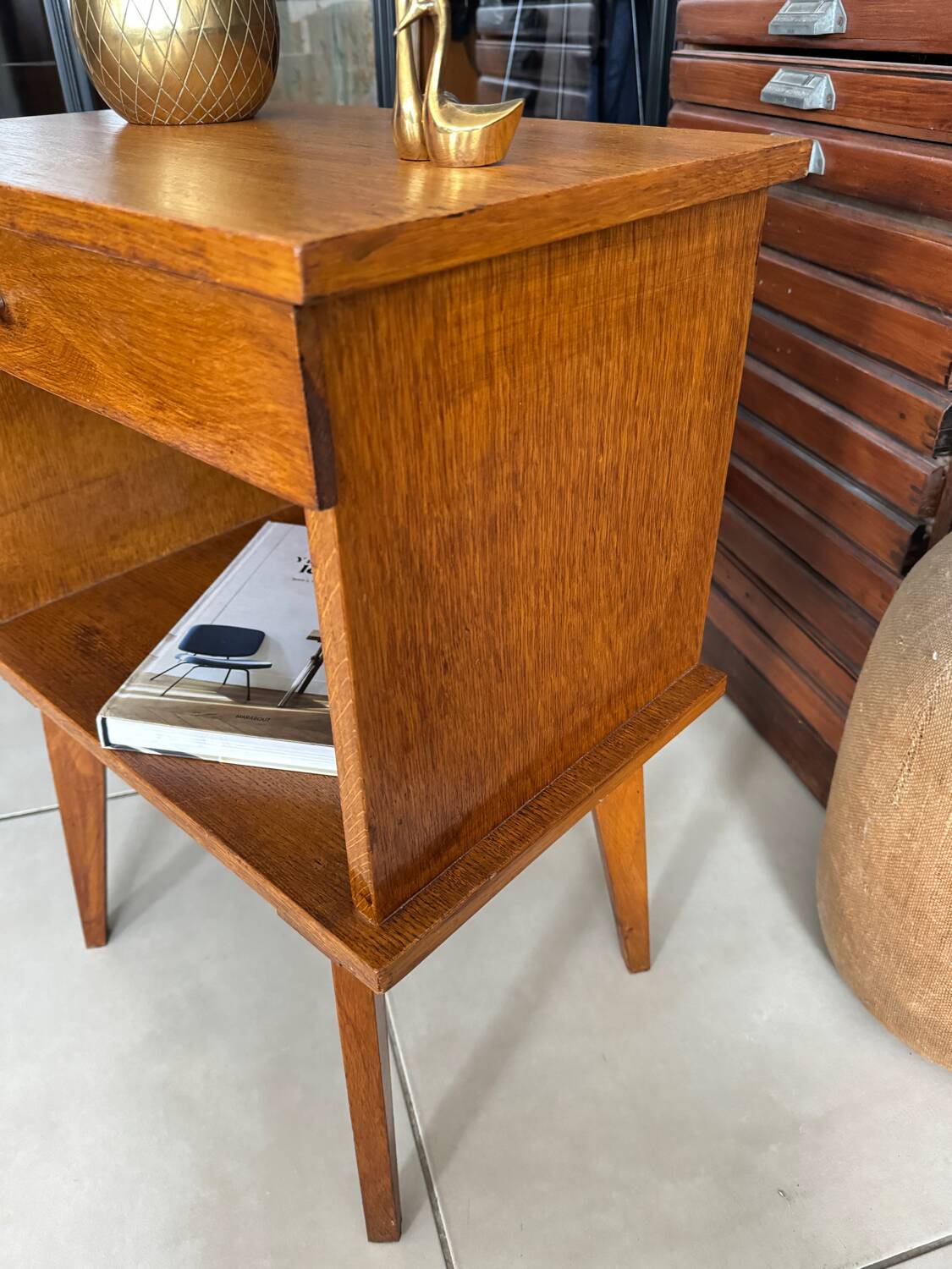 Vintage bedside table