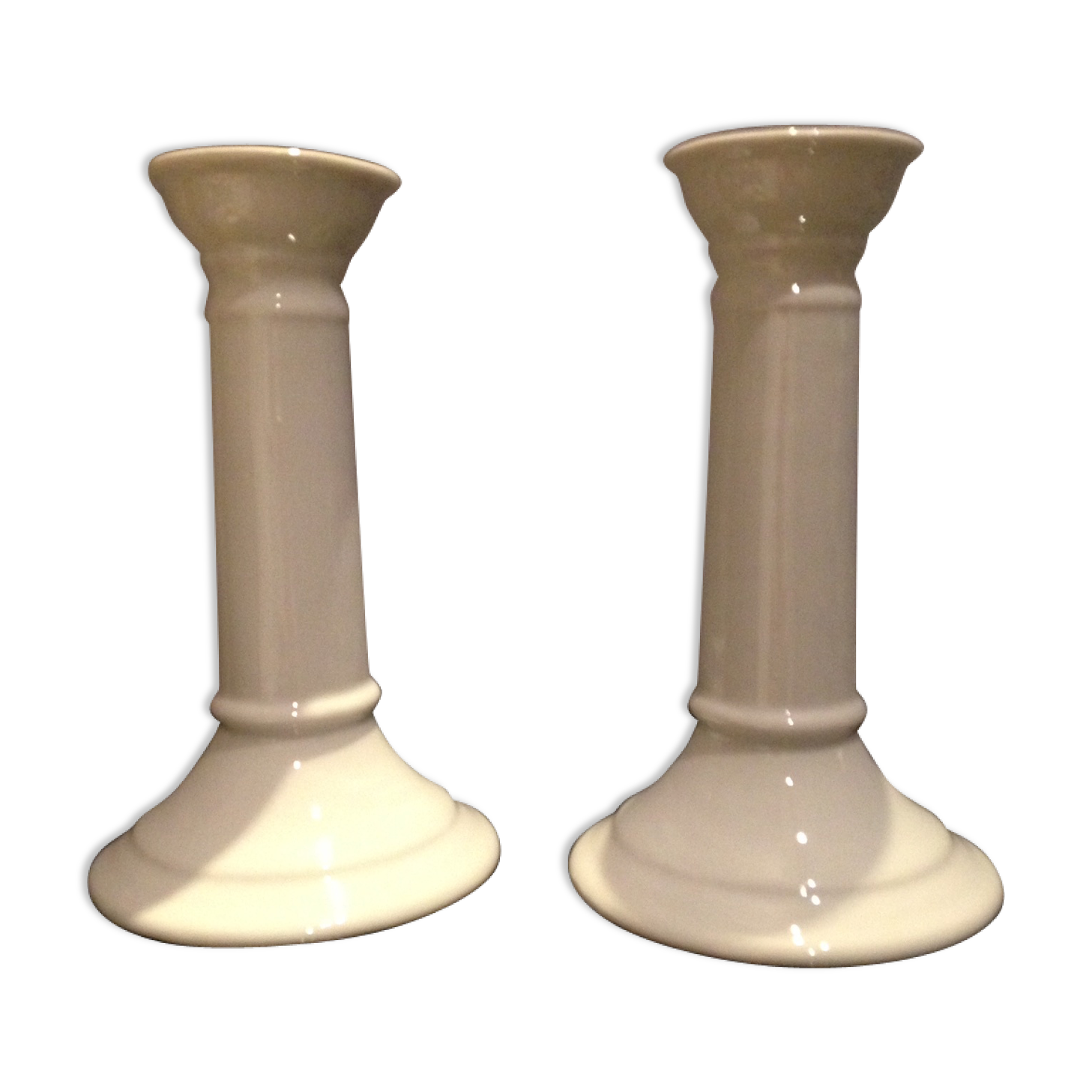Porcelain candlesticks