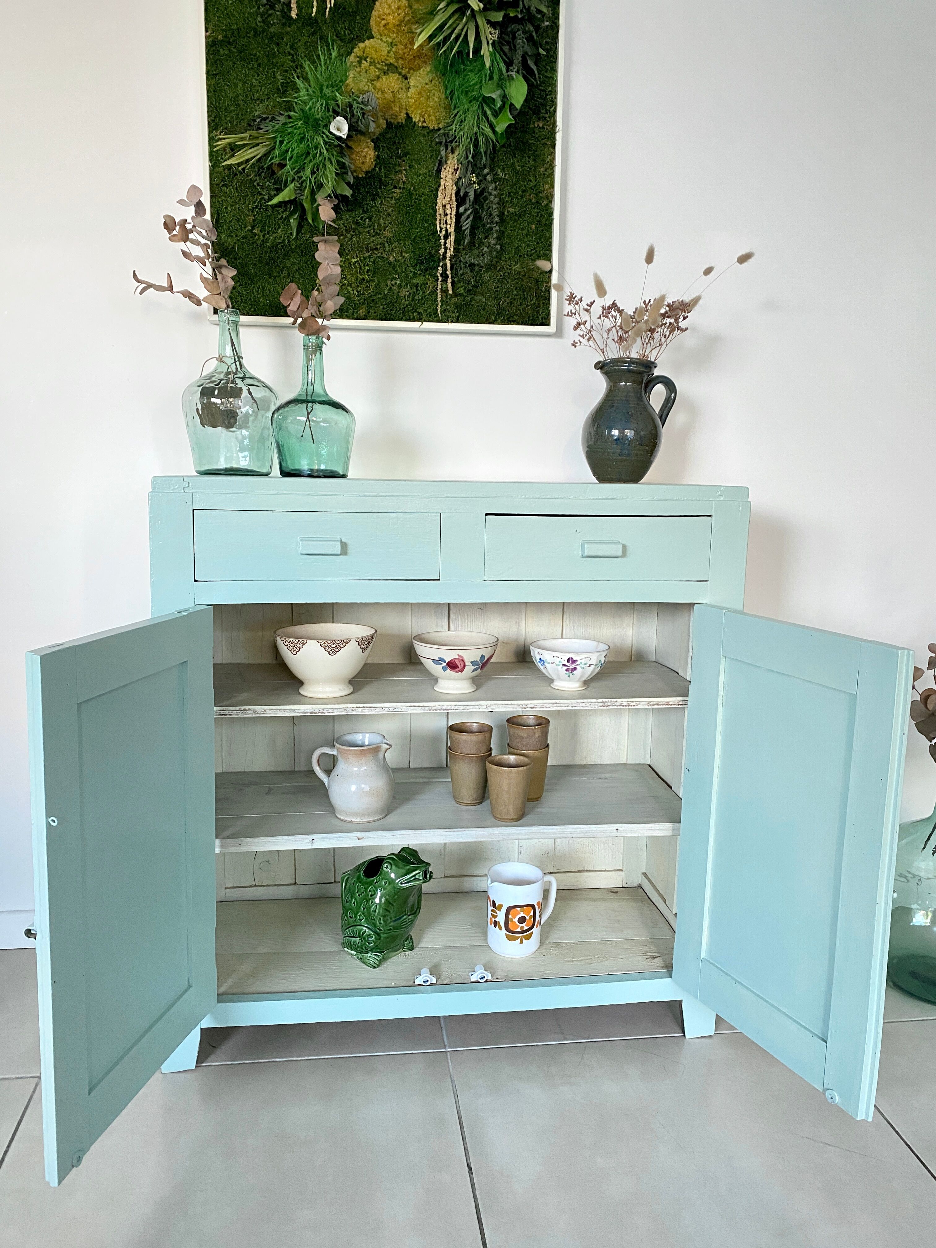 Parisian buffet green mint