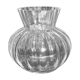 Crystal vase daum acadie - vase with venetian ribs signed daum nancy