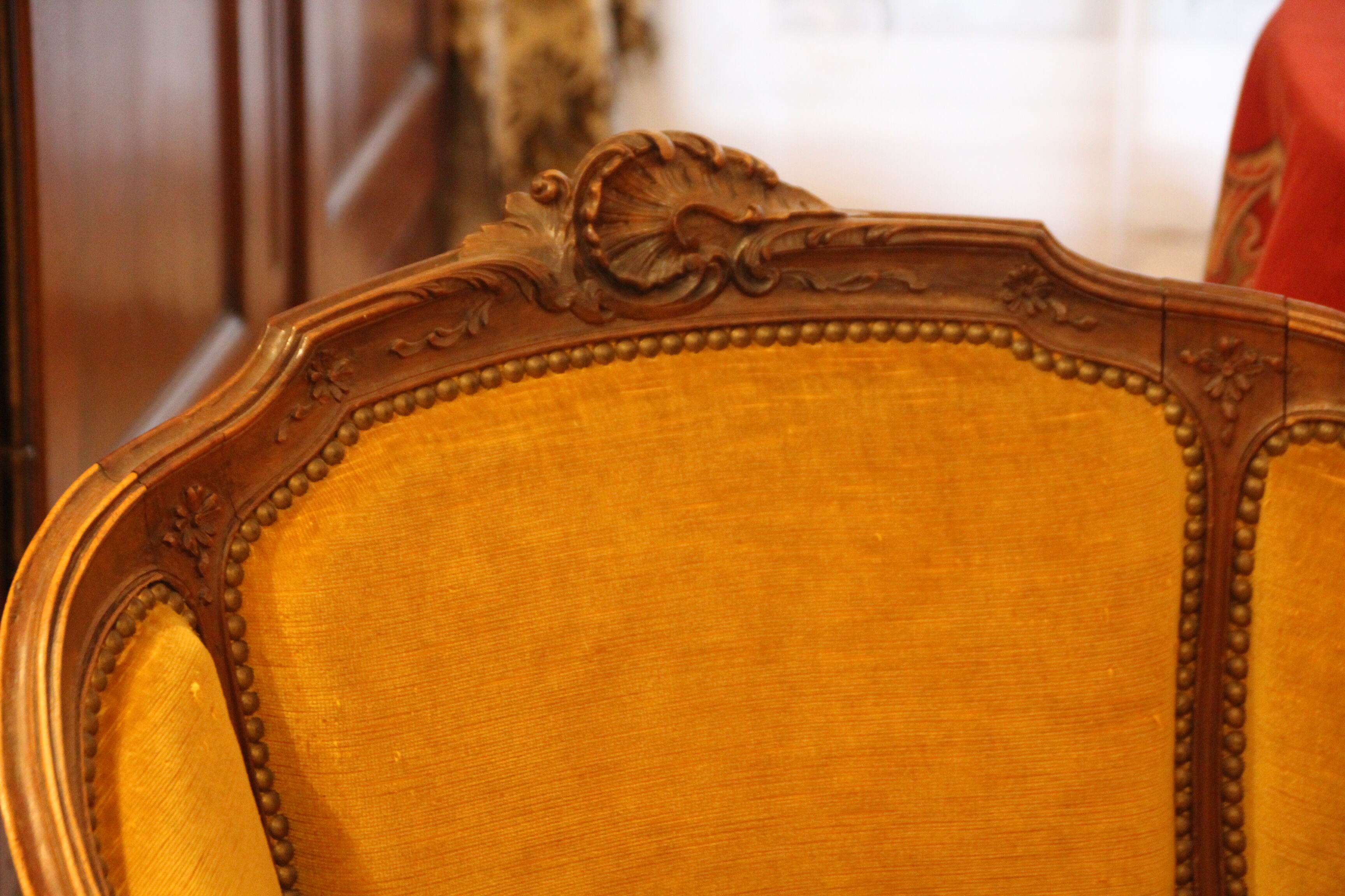 Paire de fauteuils bergères
