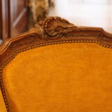 Paire de fauteuils bergères