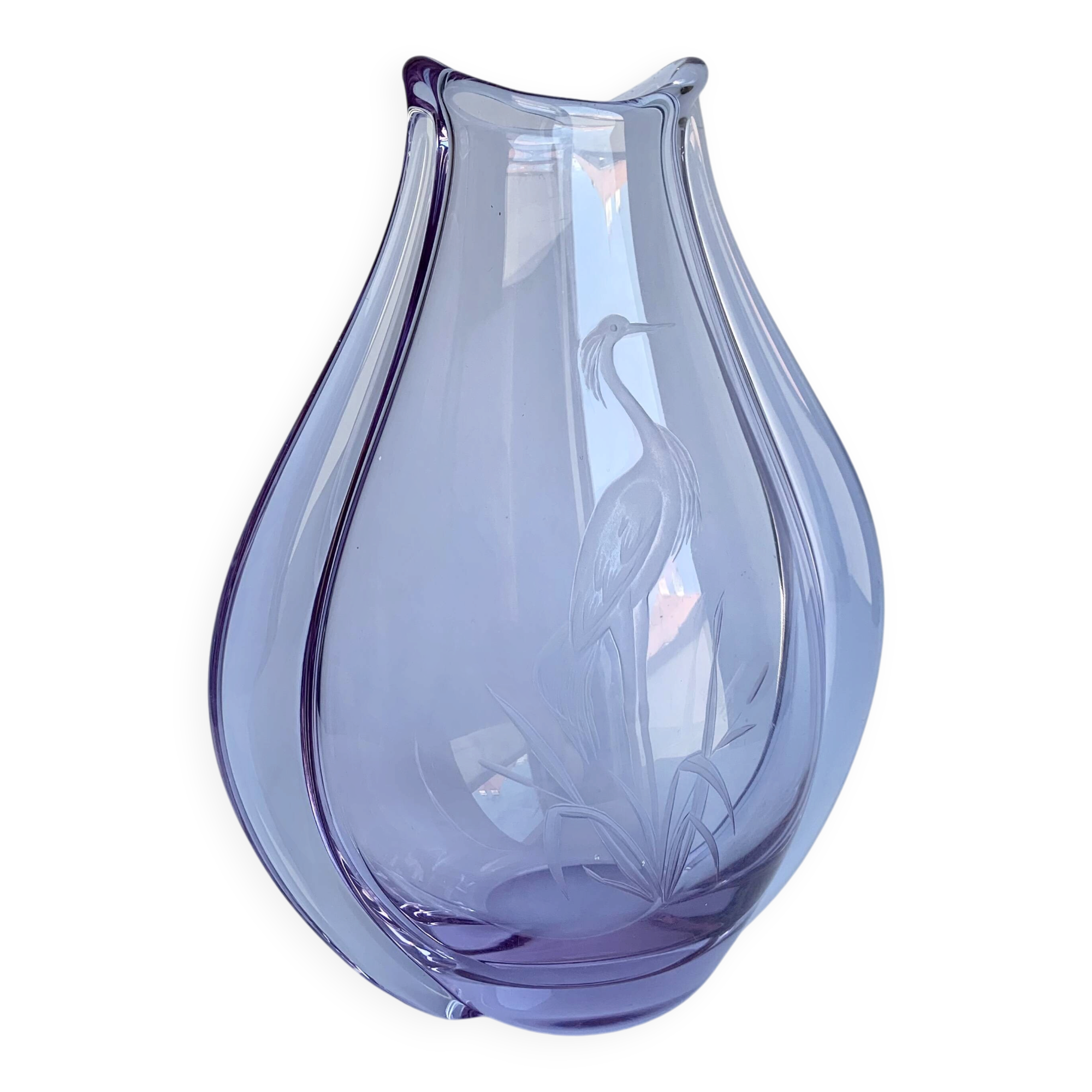 Vase by M. Klinger for Bohemian Glass, Czechoslova