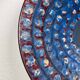 Large Mid-Century Modern German Studio Pottery Decorative Wall Plate by Eva Fritz-Lindner for Karlsruher Majolika, 1960s