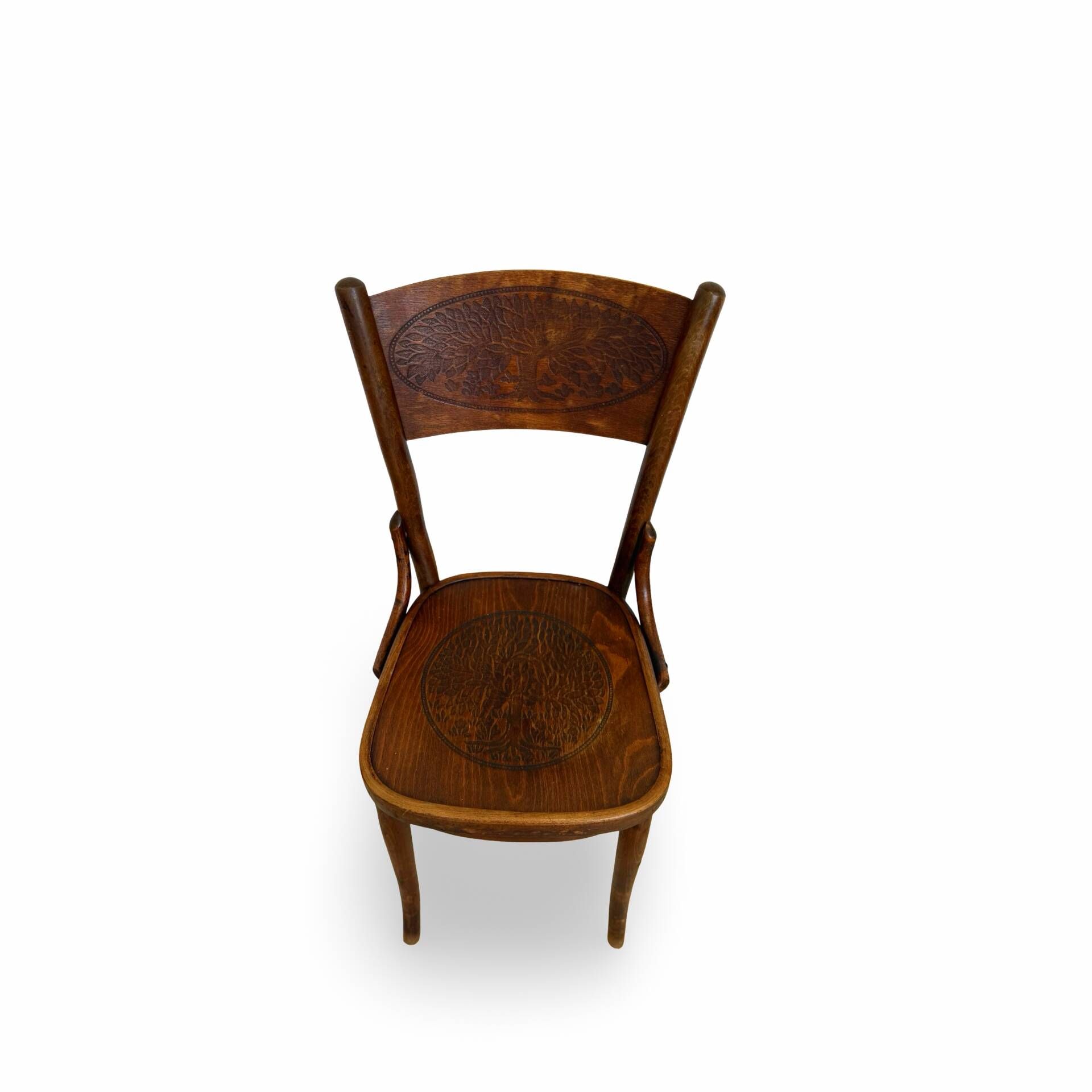 Set of six Authentic antique bentwood chairs, Antonio Volpe