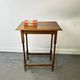 Antique Edwardian Oak Barley Twist Petite Occasional Side Table 1900s-1920s