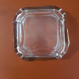 Cendrier en verre de forme carrée