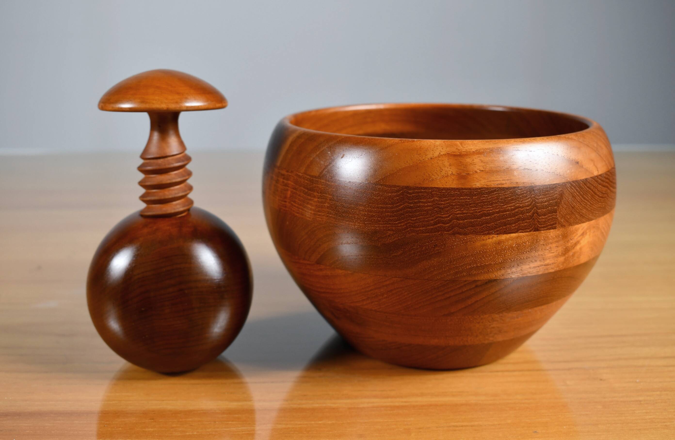 Teak Bowl by Wiggers of Denmark. 1960s