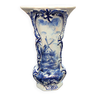 Delft style vase