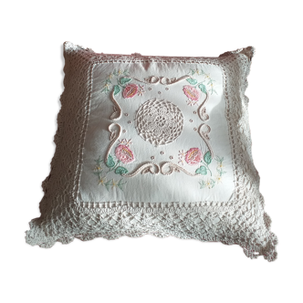 Old embroidered cushion