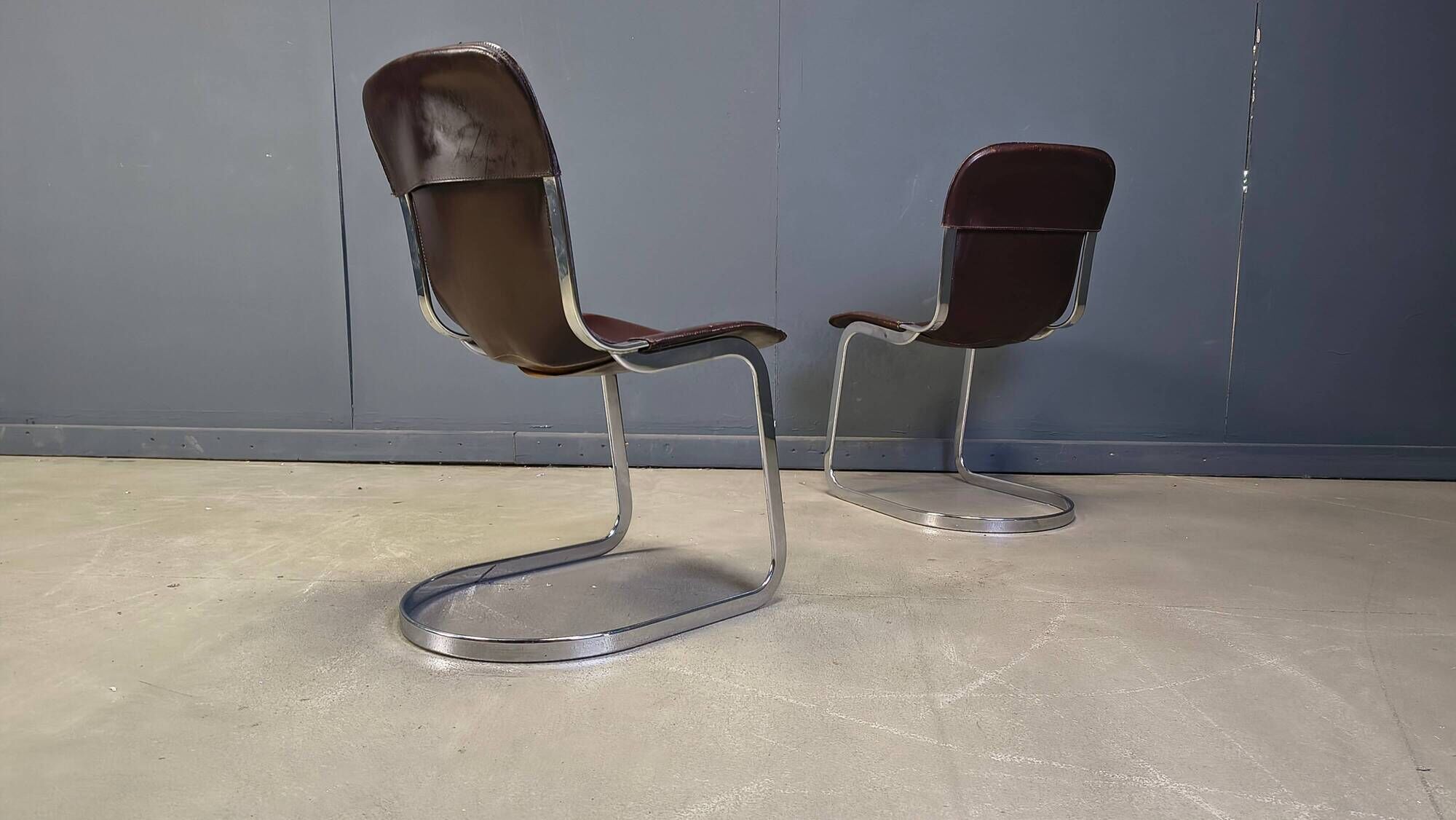 Vintage dining chairs by Cidue, set of 6, 1970s.