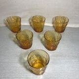 Series of 6 glasses