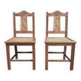 Set of 2 50s bistro chairs