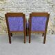 Pair of oak armchairs, Amsterdam School, 1930s