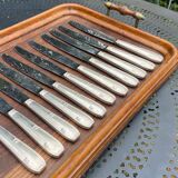 PRODUCT BHV - Set of 11 large silver metal knives