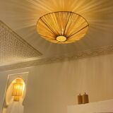 Suspension raphia ronde 70cm