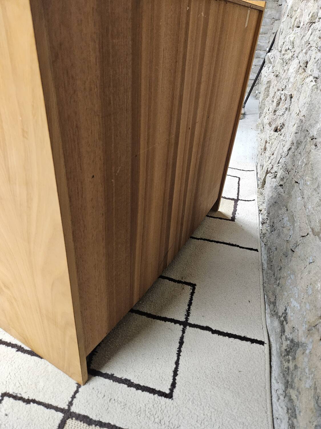 Small vintage display cabinet from the 1970s