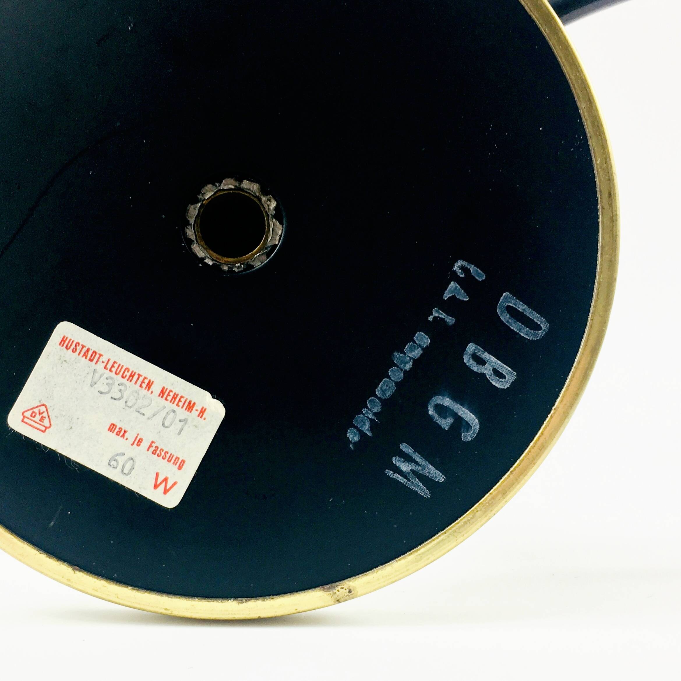 Pair of Mid-Century Bubble Glass Table Lamps by Helena Tynell, Germany, 1960s