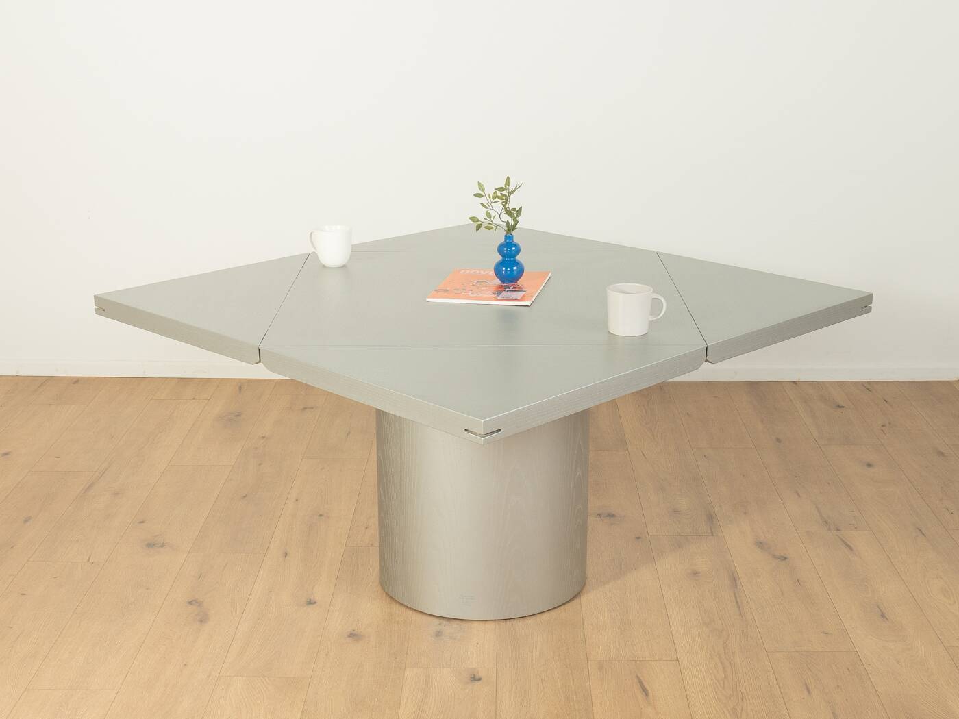 Table à manger Quadrondo, Erwin Nagel, Rosenthal, Argent